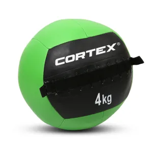 4kg Green Polyurethane Leather Wall Ball - CORTEX