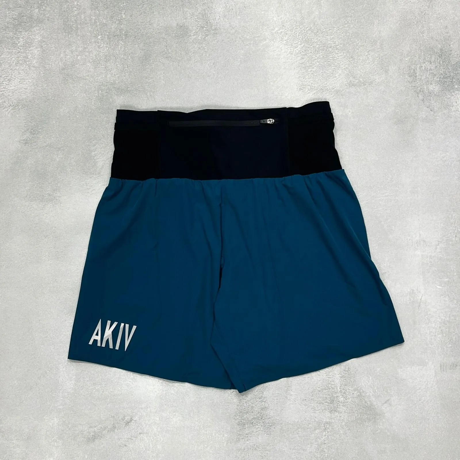 AKIV Multi-Pocket 2-in-1 Running Shorts Women | Inner Tight | Blue