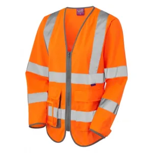 BAM Ritchies Womens Hi Vis Long Sleeved Superior Waistcoat