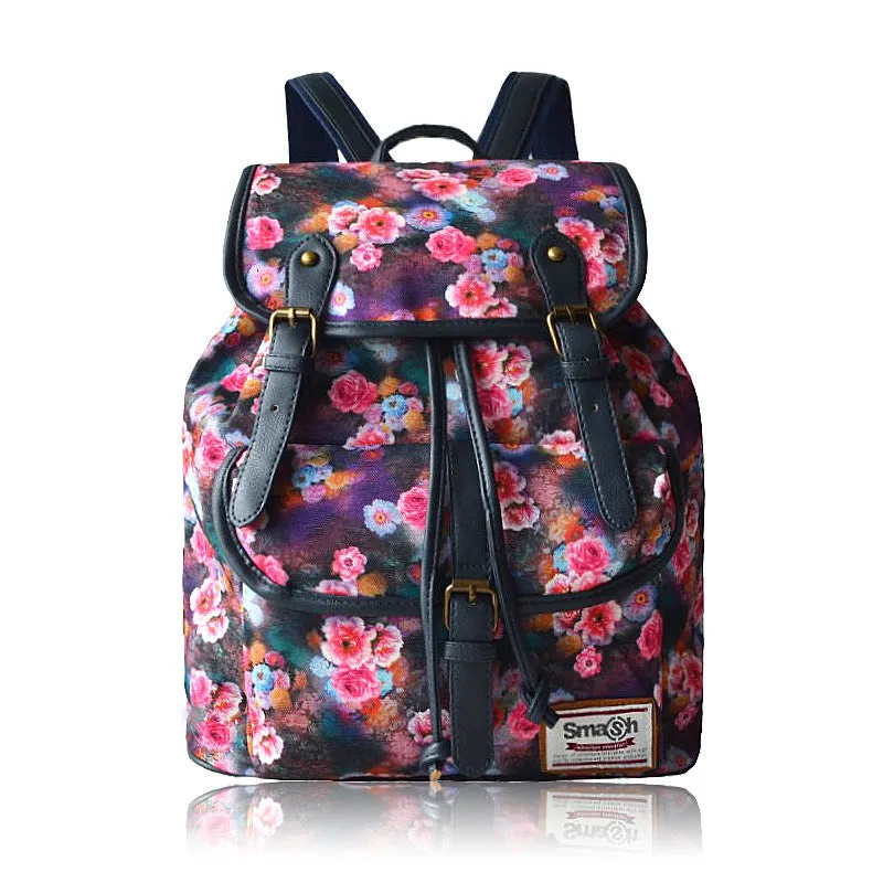 Canvas Cool: Trendy Student Backpack