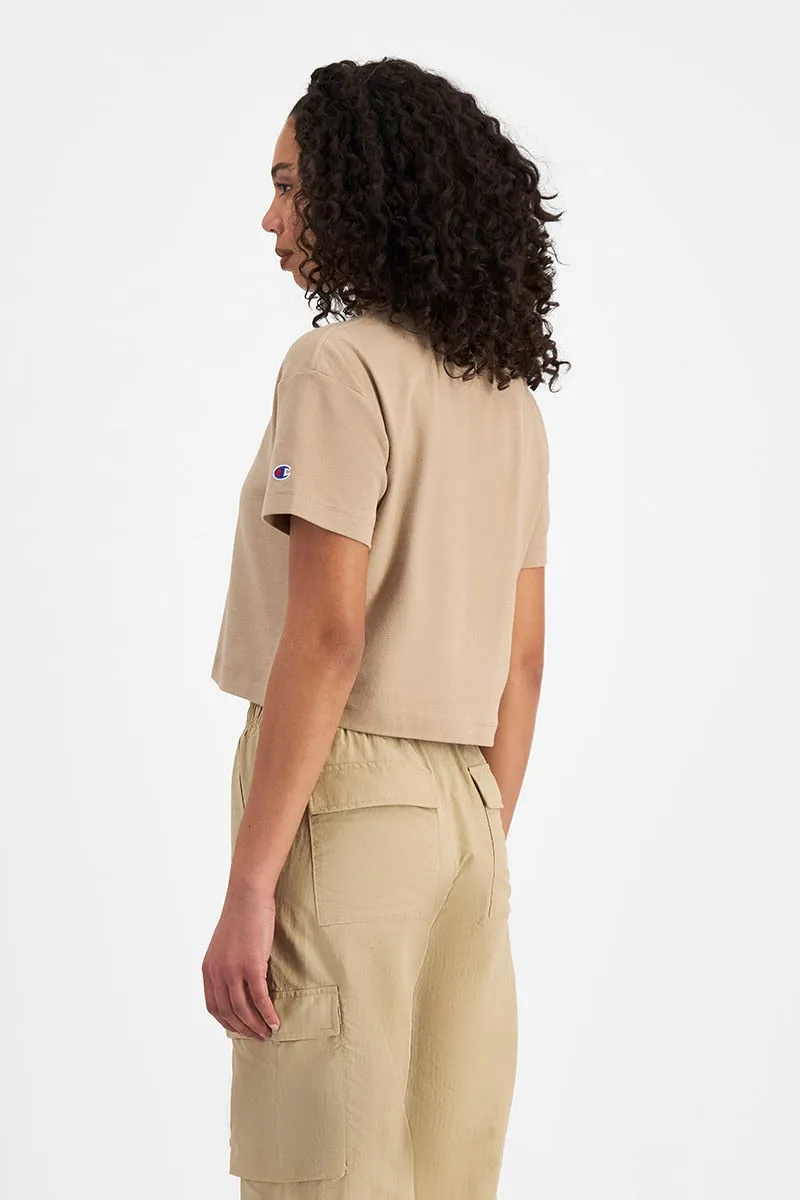 CHAMPION WOMEN'S ROCHESTER BASE TAN TEE