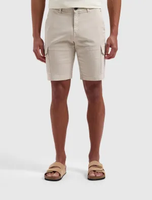 Garment Dye Cargo Shorts | Sand