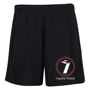 Inspire Wear logo Ladies' Moisture-Wicking 7 inch Inseam Training Shorts