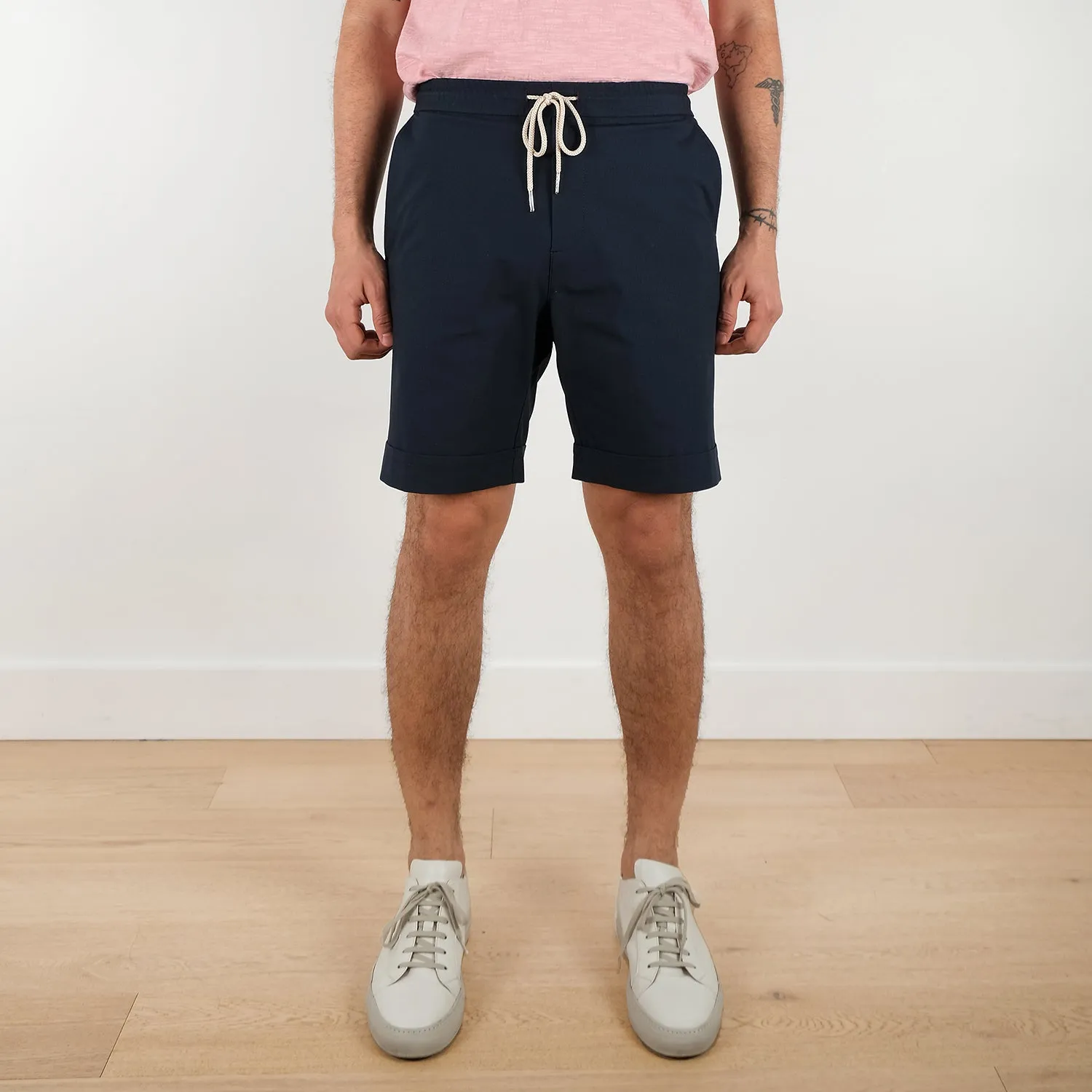 Navy Ripstop Travel Shorts