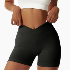 SYNERGY SCRUNCH V-WAIST SHORTS 4"