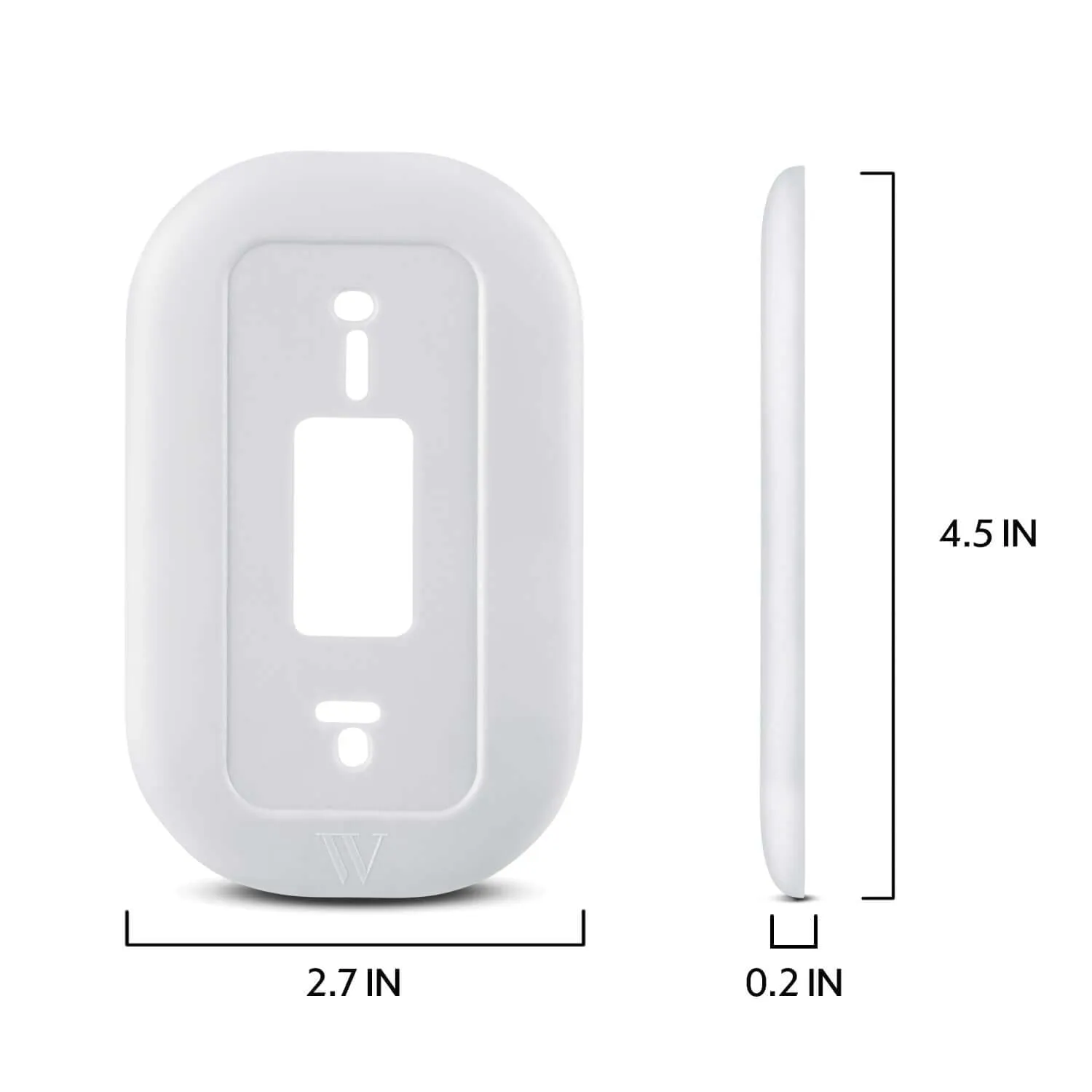 Wasserstein Wall Plate for Wyze Video Doorbell | Weather-resistant